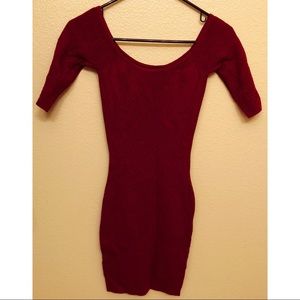 Guess red off the shoulder (XS) dress